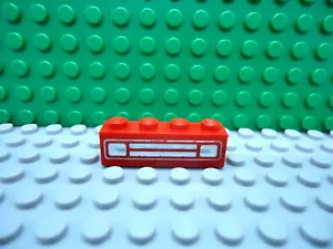Lego 1 Red 1x4 brick engraved headlights - Picture 1 of 1