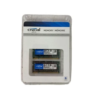 Micron Crucial Mac memoria compatibile 2 GB x 2 DDR2 800 SDDIMM 1,8V CL6 - Foto 1 di 2