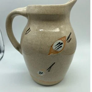 Studio Pottery Jug / Pitcher marked on base Size Approx 8.5” tall - Picture 1 of 9