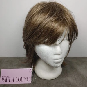 Paula Young Wig Liberty A4549 Average - 38 Light Ash Brown w/ 25% Gray - Picture 1 of 7