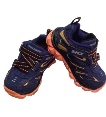 SKECHERS Z Strap "Mighty Flex Sproom" Toddler Boy's Sneakers~~Size 5 - Image 1 of 4