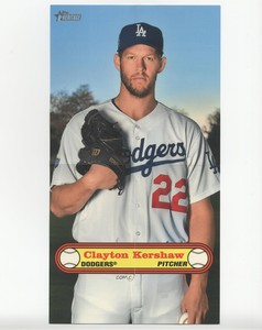 2021 Topps Heritage 1972 Topps Baseball Posters Clayton Kershaw #BPB-CK