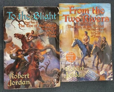 Robert Jordan EYE OF THE WORLD in two books, part one and two. The Wheel of Time - Image 1 of 4