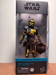 STAR WARS THE BLACK SERIES Gaming Greats Umbra Operative ARC Trooper 6" MISB - Picture 1 of 2