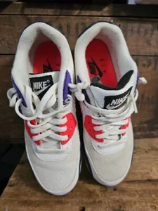 Nike Air Max 90 Essential "Raptors" White Running Shoes AJ1285-106 Mens Size 6.5 - Picture 1 of 20