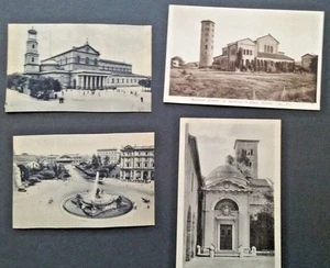 Lot of 4 Basilica St. Paul Ravenna Italy Rome Postcards Postcard 1930's - Picture 1 of 5