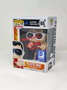 Michael Bell DC Superheroes Plastic Man #165 Signed Funko Pop JSA Certified Auto - Picture 1 of 7