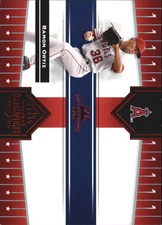 2005 Donruss Champions Impressions Red Angels Baseball Card #30 Ramon Ortiz /250