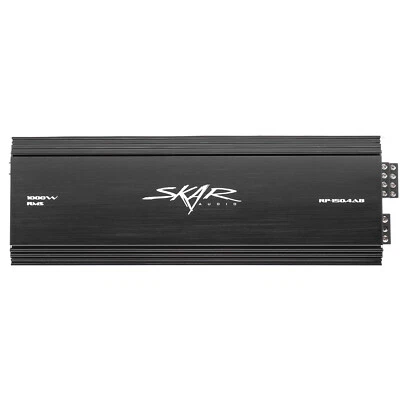 НОВЫЙ SKAR AUDIO RP-150.4AB 1000 ВАТТ ПОЛНЫЙ ДИАПАЗОН КЛАССА A/B 4-КАНАЛЬНЫЙ УСИЛИТЕЛЬ - Изображение 1 из 4