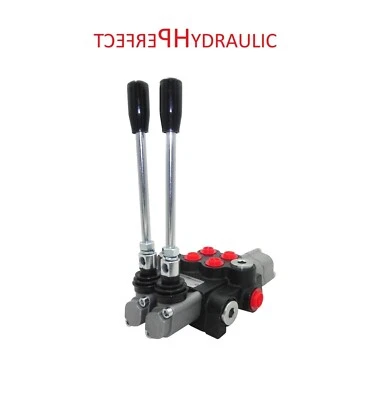 1x FLOATING spool 2 Bank Hydraulic Directional Control Valve 11gpm 40L 1x DA ex - Image 1 of 3