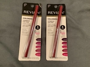 2 brandneue Revlon Colorstay Longwear Lip Liner 670 Wein ausziehbarer Anspitzer - Bild 1 von 1