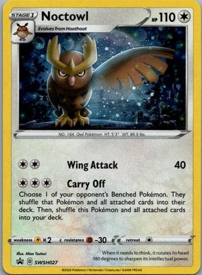 Noctowl - Promo SWSH: Sword & Shield Promo Cards SWSH027 NM - Image 1 of 2
