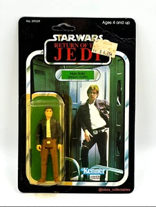 STAR WARS RETURN OF THE JEDI HAN SOLO BESPIN OUTFIT 79 BACK 1984 KENNER - Picture 1 of 14
