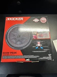 Kicker 43CWRT102 CompRT CWRT10 Sub 10" 800W 2-Ohm DVC Car Audio Subwoofer - New - Picture 1 of 4