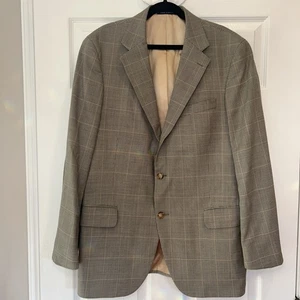 Chaqueta Blazer Deportiva Lands End Espiga 100% Lana de Cordero Para Hombre Talla 42R 2 Botones - Imagen 1 de 10