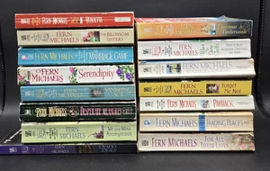 Lot of 15 Fern Michaels Mixed Paperback Books Romance Adventure  - Foto 1 di 8