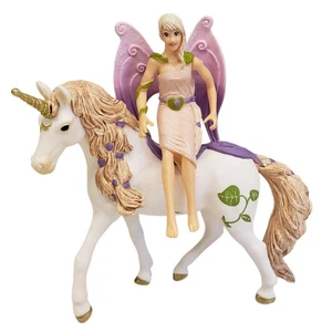 Schleich Bayala Fairy Glitter Unicorn and Fairy Set 2015 - Picture 1 of 12