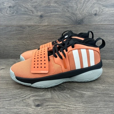 Adidas Dame 8 Extply Basketball Shoes Mens 7 Salmon Orange IF1515 - Image 1 of 4