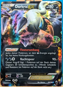 POKEMON - Explorador de las Tinieblas - Darkrai EX - 63/108 - alemán - Imagen 1 de 2