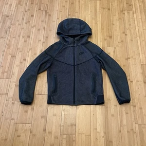 Nike Hoodie Youth M Black Full Zip Standard Fit Tech Fleece Style Jacket - Picture 1 of 2