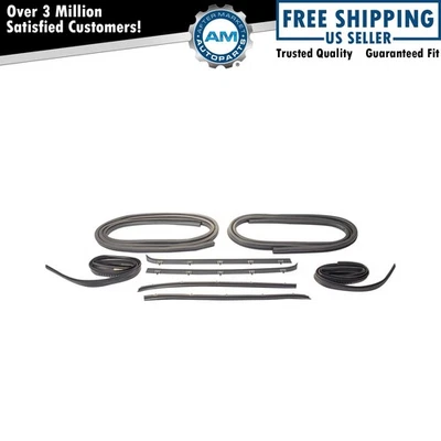 Door Window Belt Weatherstrip Kit Fits 1973-1980 Chevrolet 1973-1980 GMC - Image 1 of 4