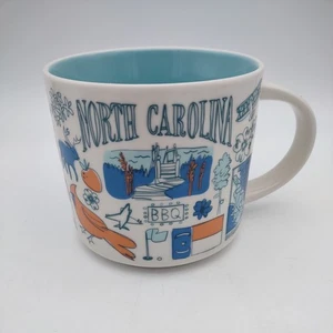 Starbucks Been There Series Carolina del Norte 2017 14 OZ Taza tamaño completo NC  - Imagen 1 de 5