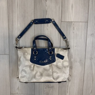 Coach F20027 Ashley Dotted Op Art Shoulder Bag Satchel Handbag Tote Purse Bag - Image 1 of 4