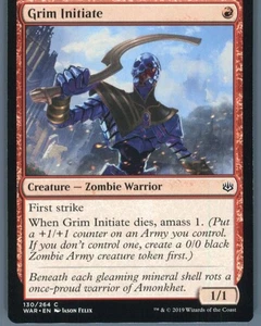 Magic the Gathering MTG War of the Spark Grim Initiate #130 - Picture 1 of 2