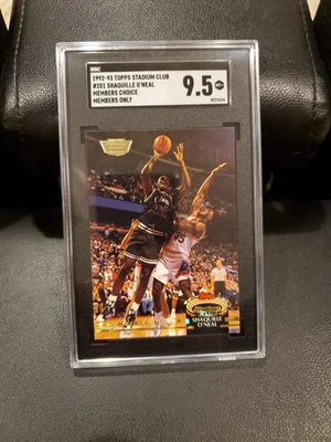 Topps Stadium Club 1992-93 - Solo miembros/elección Shaquille O'Neal #201 RC (raro Foto 1 de 2