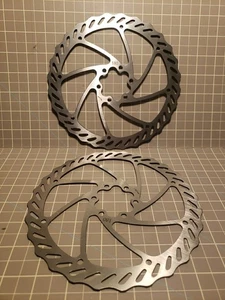 2er Set Fahrrad Scheibenbremse 180mm Rotoren MTB Bike 6 Bolzen Aufnahme Rotor - Bild 1 von 5
