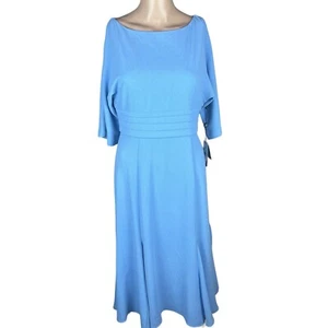 Adrianna Papell Kleid Gr. 2 hellblau Neu mit Etikett knielang akademische Karriere - Bild 1 von 12