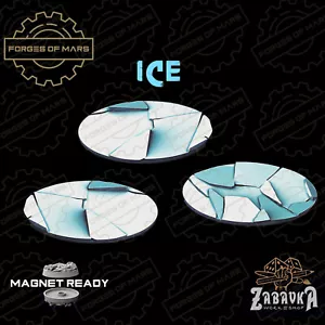 Bases - Ice - Oval 60x35mm (x3) - Imagen 1 de 1