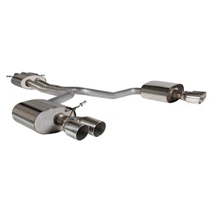 Audi S4/S5 B8 y B8.5/S5 09-16 2.5" medio escape resonado pulido punta Daytona - Imagen 1 de 8