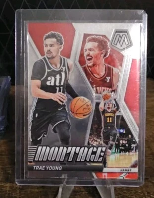 2023-24 Panini Mosaic - Montage #9 Trae Young *HAWKS* - Image 1 of 2