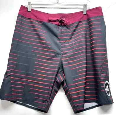 Traje de baño Adidas Melbour Tech CL para hombre 30" negro/rojo boardshort (B2) Foto 1 de 4