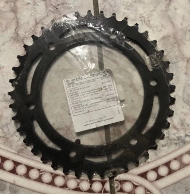 Nuevo piñón trasero de acero Supersprox negro 41T para Honda RFE-1308:41-CADENA NEGRA 520 Foto 1 de 4