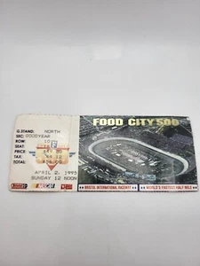 1995 Food City 500 ticket stub Jeff Gordon Wins April 2 - Imagen 1 de 3