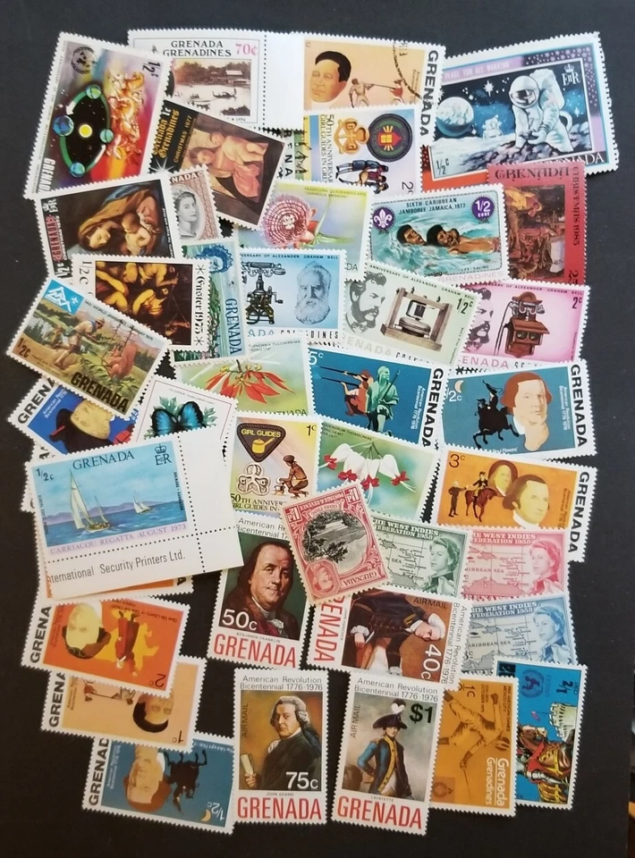 GRENADA Used CTO Unused Stamp Lot Collection T4428 - Image 1 of 1