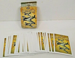 WWII Spotter Cards Playing Cards Box poor condition Cards unused - Picture 1 of 6