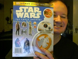 DISNEY STAR WARS FORCE AWAKENS 1000 STICKER PAPERBACK BIRTHDAY SAVE THE ££££s - Picture 1 of 5