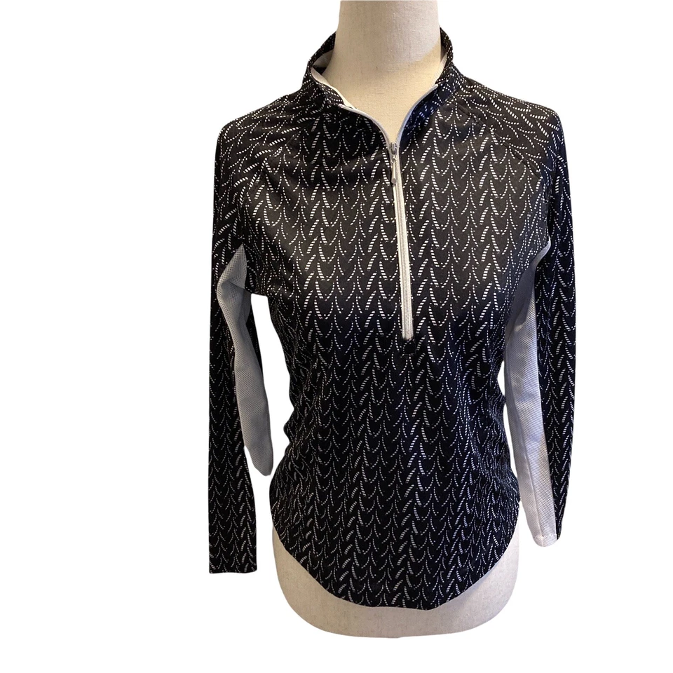 Pullover Pebble Beach XSMALL DryLuxe Performance manga larga cremallera ventilada Foto 1 de 4