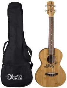 Luna Guitars 4-String Ukulele (UKE BAMBOO T) with Gigbag - Picture 1 of 5