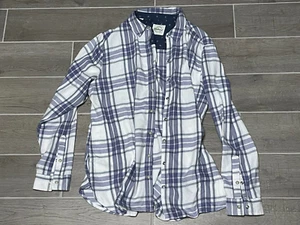 JACHS Girlfriend Plaid Button-Down Shirt - XL Long Sleeve Snap Western Style - Picture 1 of 5