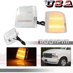 Luces de esquina LED ámbar transparente ámbar para Chevy Astro GMC Safari 1995-2005 - Imagen 1 de 10