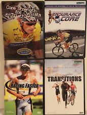 4 triathletes workout DVD lot core strength for cyclists & triathletes endurance