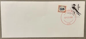 2013 U.S. $2 INVERTED JENNY BANK SWALLOW COVER RED CANCEL - Picture 1 of 3