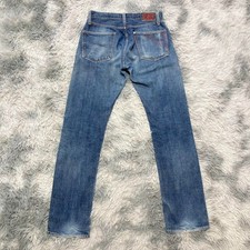 DENIM JEANS Sugar Cane Vintage Jeans Blue Denim Pants Japan Size W:28 Inseam:31