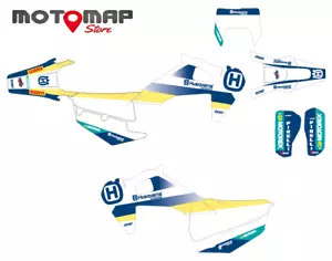 Kit Grafiche Husqvarna Te 150 250 300 i 2020 Crystal 5 dec - Imagen 1 de 1