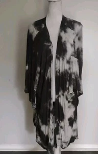 KO1 Come And Love Tie Dye Open Front Cardigan Dragon Breath Cardigan Size S - Picture 1 of 5