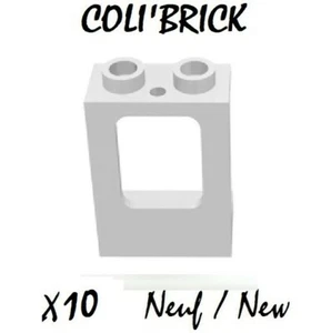 Lego 60032 - 10x Fenster / Window 1x2x2 Plane - Weiß / White - NEU - Bild 1 von 1